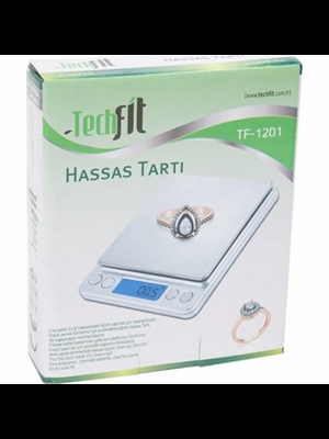 Techfit Tf-1201 Dijital Hassas Kuyumcu Terazisi