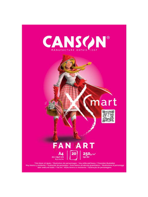 Canson Xsmart A4 250 Gr Fan Art Çizim Defteri 20 Yp 32250p001