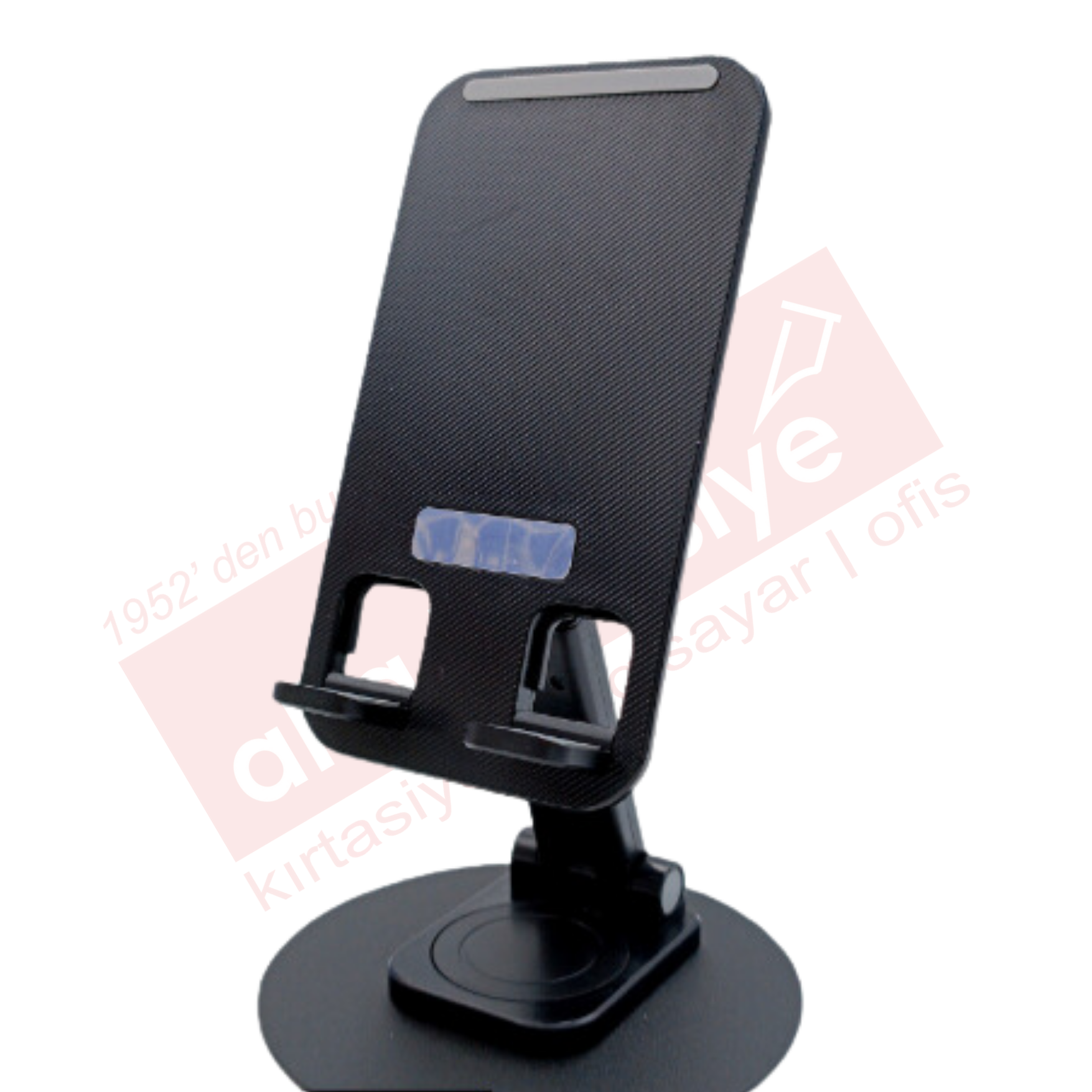 MEGATECH METAL MASA ÜSTÜ TELEFON STANDI SİYAH