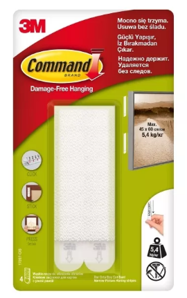 3M COMMAND CIRT BANT DAR ORTA BOY 4"LÜ 17207