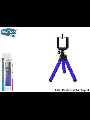 Addison Atr-15 Mobil Telefon Tripod Mavi