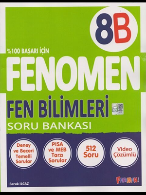 Fenomen Yay.-8.sınıf Fen Bilimleri Soru Bankası B 2425