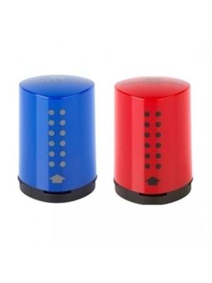 Faber Castell Grip Mini Kalemtraş Mavi-kırmızı 5140183710000