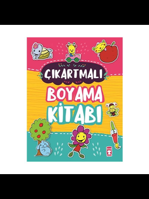 Çıkartmalı Boyama Kitabı - Timaş Yayınları