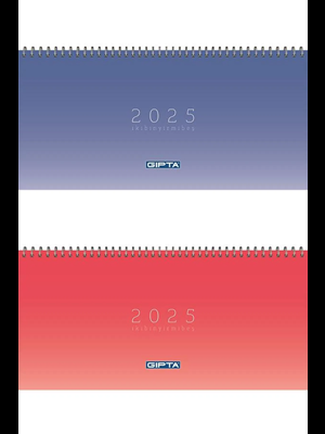 Gıpta Parc 16x33 Spiralli Haftalık Masa Takvimi 506-pxk (2025)