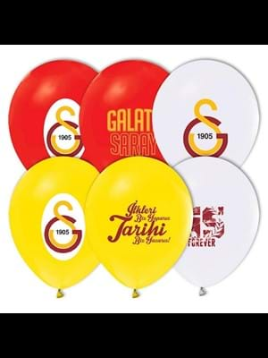 Nedi Baskılı Balon Lisanslı Galatasaray 12"li 27164