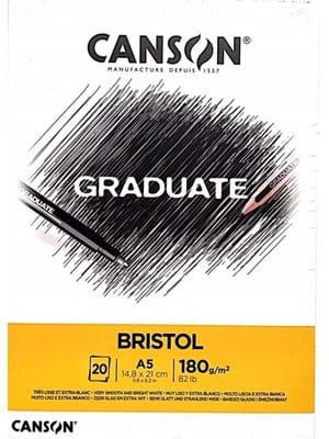 Canson Graduate A5 180 Gr 20sy Bristol Çizim Sketch Defter Cangrad 400127675