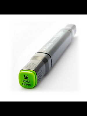 Del Rey Twin Çift Uçlu Marker Kalem G46 Vivid Green