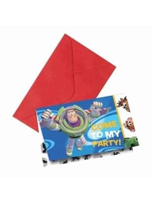 Parti Dünyası Toy Story Davetiye+zarf 6 Lı