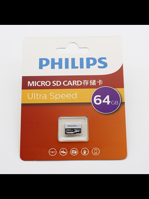Philips 64 Gb A1 V30 Micro Sd Adaptörsüz Hafıza Kartı