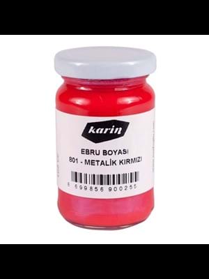 Karin Ebru Boyası 105 Cc Metalik Kırmızı 801