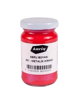 Karin Ebru Boyası 105 Cc Metalik Kırmızı 801