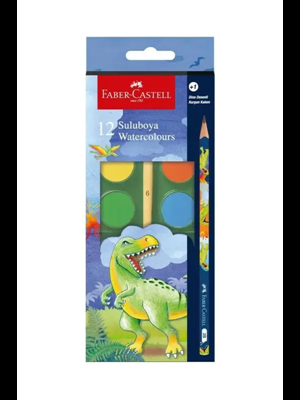 Faber Castell Dino Suluboya 12 Li+1 Kurşun Kalem 5292000002