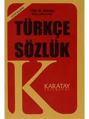 Karatay Yay.-türkçe Sözlük Plastik Kapak Sarı