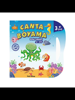 Çanta Boyama - Deniz Canlıları - Yeti Kitap