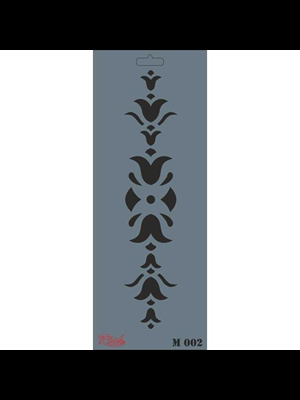 Rich New Seri 11x29 Medium Stencil M-002