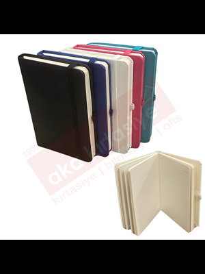 Lizy 10x14 Thermo Deri Lastikli Defter Çizgili Ecs