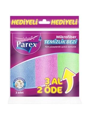 Parex Mikrofiber Temizlik Bezi 3 Lü 2107799-1