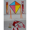 Gülen 66x73 Cm Kumaş Çerçeveli Elmas Uçurtma Kum Saati Ghho-003-12