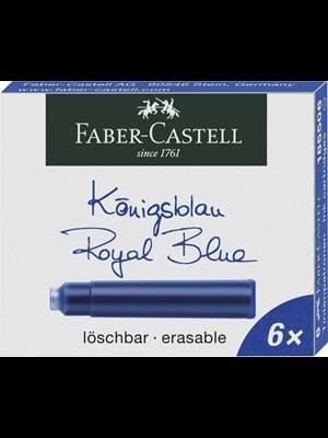 Faber Castell Dolmakalem Kartuşu 6"lı Mavi 185506