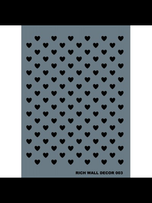 Rich New Seri 11x29 Medium Stencil M-003