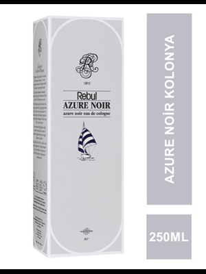 Rebul 250 Ml Kolonya Cam Şişe Azure Noır