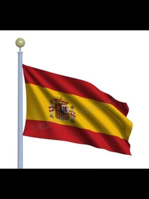 Alsancak 50x75 Raşel Yabancı Devlet Bayrağı İspanya