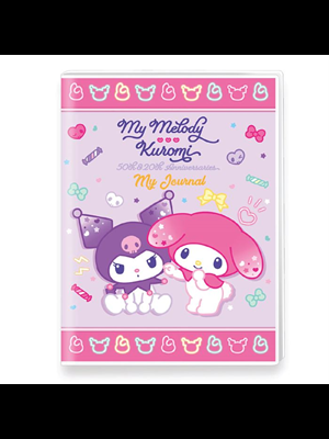 Victorias Journals A7 My Melody ve Kuromi Çizgili Günlük 128 Sayfa 525-1996