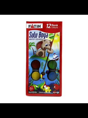 Fatih 12 Renk Suluboya S-12