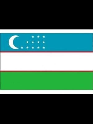 Alsancak 60x90 Raşel Yabancı Devlet Bayrağı Özbekistan