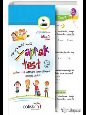 Çalışkan Arı Yay.- 4.sınıf Tüm Dersler Mucit Yaprak Test 2425