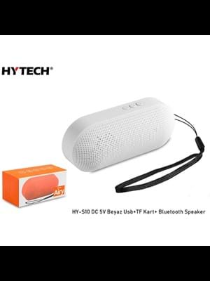 Hytech Hy-s10 Dc 5v Bluetooth Hoparlör Beyaz