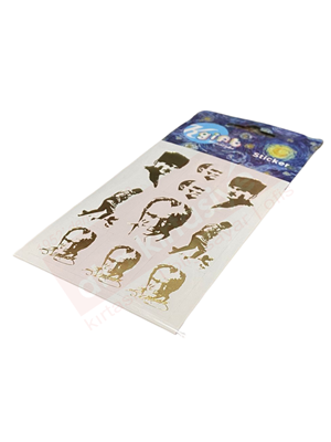 Keskin Color 8x12 Yaldızlı Çıkartma Atatürk-1 222301-99