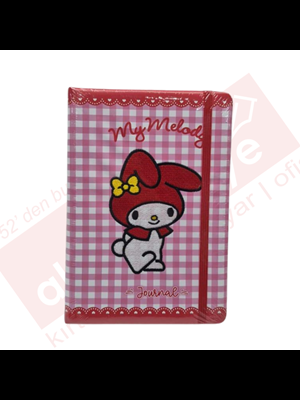 Victorias Journals A5 My Melody Vegan Deri Lastikli Nakışlı Günlük 192 Sayfa 525-2094