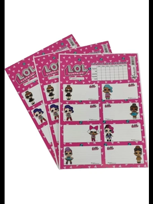 Keskin Color L.o.l. Surprise Tweens Okul Etiketi Ders Programlı 3 Lü 220130-78