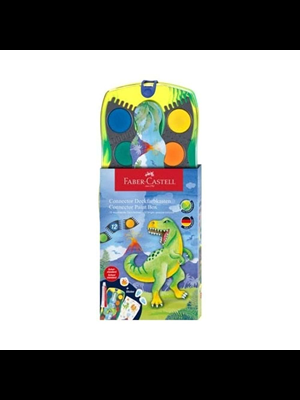 Faber Castell Connector Dino Suluboya 12 Li 125036