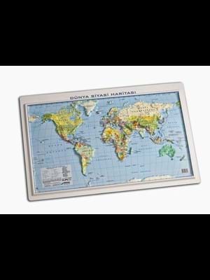 Gürbüz 35x50 Kabartmalı Dünya Siyasi Harita
