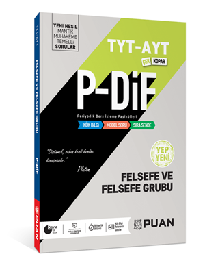 Puan Yay.- Tyt- Ayt Felsefe ve Felsefe Grubu P-dif Konu Anlatımlı 2324