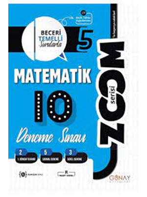 Günay Yay.- 5.sınıf Zoom Serisi Matematik Deneme Sınavı 10"lu 2324