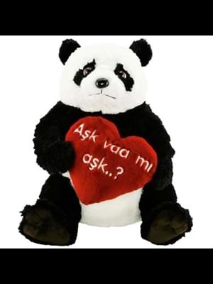 Armerya 70 Cm Peluş Panda Ask Var Mı Aşk 4999