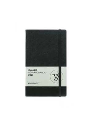 Victorias Journals Business 17x24 Günlük Ajanda Sert Kapak Yeşil 226-2374 (2026)