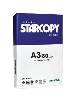 Starcopy A3 80 Gr Fotokopi Kağıdı 500 Lü