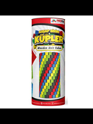Redka Naturel Ahşap Birim Küpler Rd5657