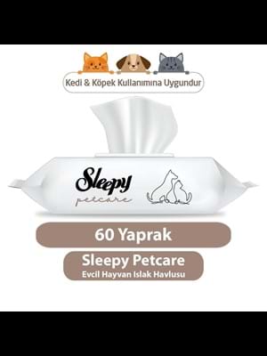 Sleepy Petcare Evcil Hayvan Islak Havlusu 60"lı