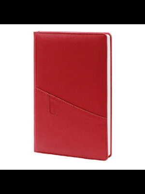 Promiks 17x24 Termo Deri Günlük Çizgili Ajanda Kırmızı Aj32170 (2026)