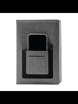 Promiks 17x24 Termo Deri Günlük Çizgili Ajanda Gri Aj32480 (2026)