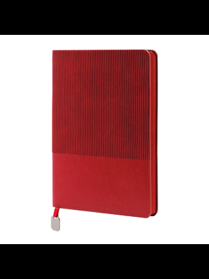 Promiks 17x24 Termo Deri Günlük Çizgili Ajanda Kırmızı Aj97700 (2026)