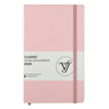 Victorias Journals Classic 13x21 Günlük Ajanda Sert Kapak Ivory Pembe 124-1453 2025