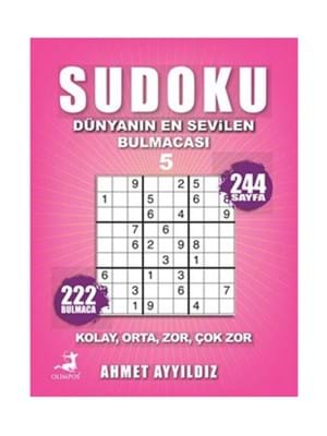 Sudoku Dünyanın En Sevilen Bulmacası 5 - Olimpos Yayınları