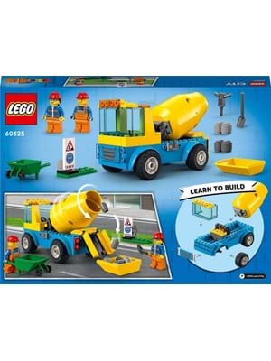 Lego City Cement Mixer Truck Adr-lsc60325